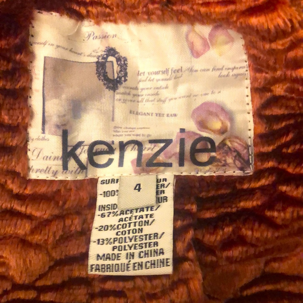 Kenzie Faux Suede short button-up Peacoat